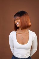 10-Inch Ginger Brown Chinese Bone Straight